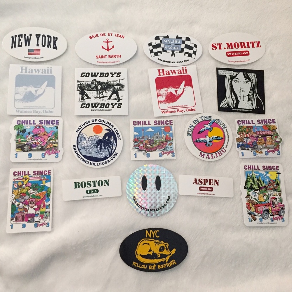 Brandy Melville sticker pack
